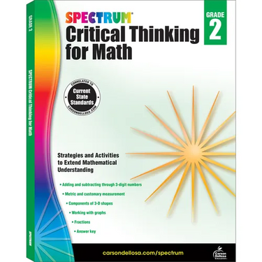 Spectrum Critical Thinking for Math, Grade 2: Volume 44