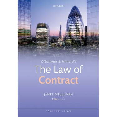 Osullivan & Hilliards the Law of Contract 11E Paperback