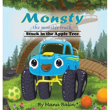 Monsty the Monster Truck Stuck In the Apple Tree
