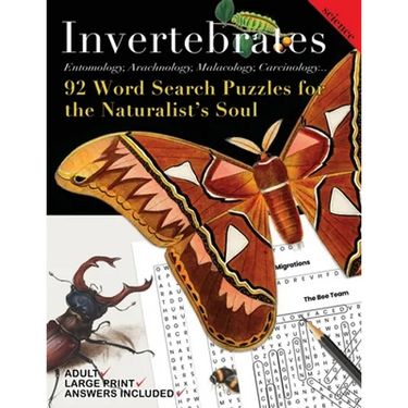 Invertebrates: Word Searches and Games for the Naturalist's Soul