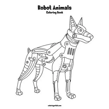 Robot Animals Coloring Book 1