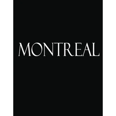 Montreal: Black and White Decorative Book to Stack Together on Coffee Tables, Bookshelves and Interior Design - Add Bookish Char