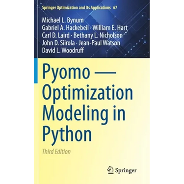 Pyomo -- Optimization Modeling in Python
