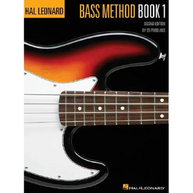 Hal Leonard Bass Method Book 1 - Electric Bass Instruction for Beginners 2nd Edition Songs Riffs and Techniques Sheet Music and Practice Guide