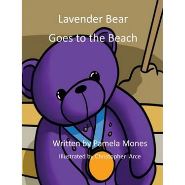 Lavender Bear Goes to the Beach