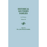 Historical Southern Families. in 23 Volumes. Volume XX