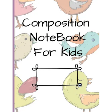 Composition NoteBook for Kids: Early Creative Kids Composition Notebook with Illustration Space and Dotted Midline Draw and Write journal for kids K-