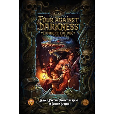 Four Against Darkness: A solitaire dungeon-delving pen-and-paper game