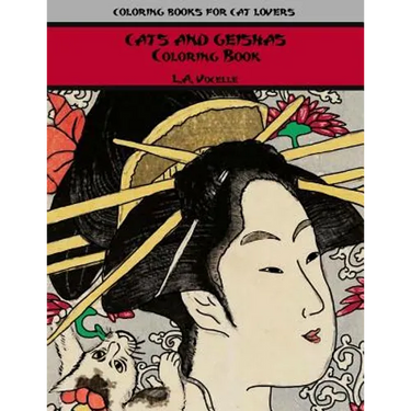 Cats and Geishas Coloring Book