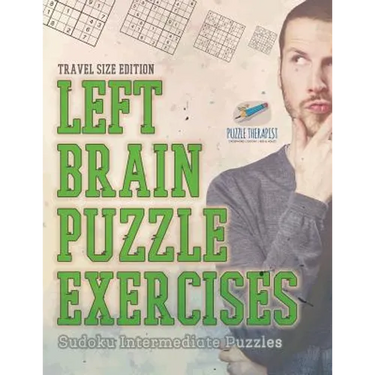 Left Brain Puzzle Exercises Sudoku Intermediate Puzzles Travel Size Edition
