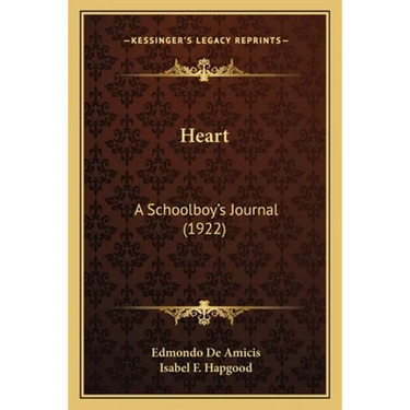 Heart: A Schoolboy's Journal (1922)