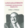 Language & Ethnicity in Minority Sociolinguistic Perspective
