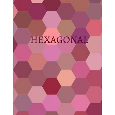 Hexagonal: Hex paper (or honeycomb paper), This Small hexagons measure .2" per side.100 pages, 8.5 x 11.GET YOUR GAME ON: -)