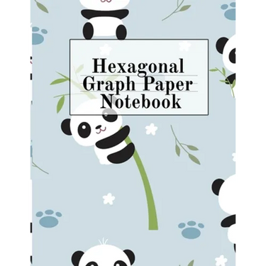 Hexagonal Graph Paper Notebook: Hexagon Composition Notepad (.5" per side) For Drawing, Doodling, Crafting, Tilting, Quilting, Gaming & Mosaic Decorin