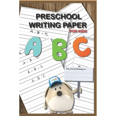 Preschool Writing Paper with detted lines For KIDS: 110 Lined handwriting practice Journal/Notebook