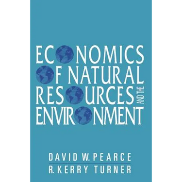 Economics of Natural Resources and the Environment