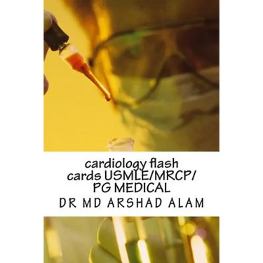 cardiology flash cards USMLE: review book