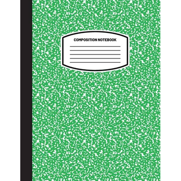 Classic Composition Notebook: (8.5x11) Wide Ruled Lined Paper Notebook Journal (Green) (Notebook for Kids, Teens, Students, Adults) Back to School and