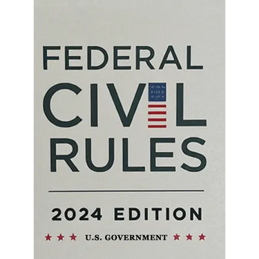 Federal Civil Rules Booklet, 2024 Edition