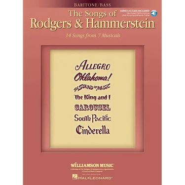 The Songs of Rodgers & Hammerstein Baritone/Bass with Online Audio of Performances and Accompaniment