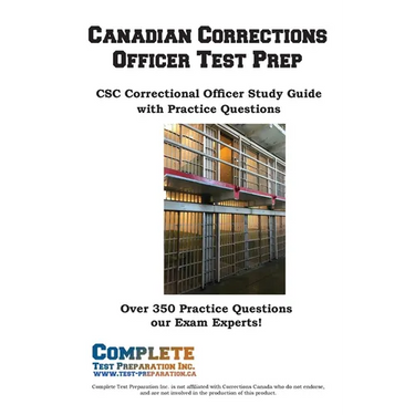 Canadian Corrections Officer Test Prep
