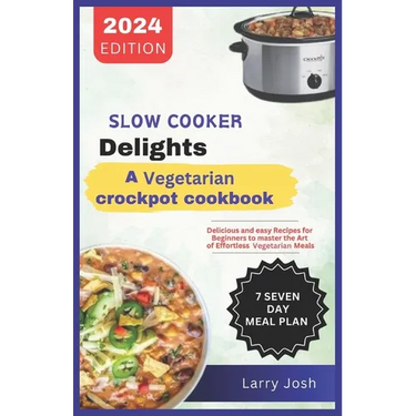 Slow Cooker Delights-A Vegetarian Crockpot Cookbook: Delicious and Easy Recipes for Beginners to Master the Art of Effortless Vegetarian Meals