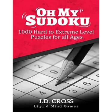 Oh My Sudoku! 1000 Hard to Extreme Level Puzzles: Sudoku Puzzle Books for Adults