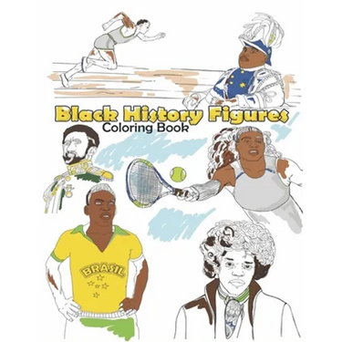 Black History Figures Coloring Book: Famous Black People Adult Colouring Fun, Stress Relief Relaxation and Escape