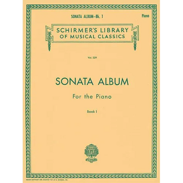 Sonata Album for the Piano - Book 1: Schirmer Library of Classics Volume 329 Piano Solo