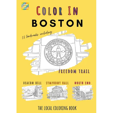 Boston Coloring Book