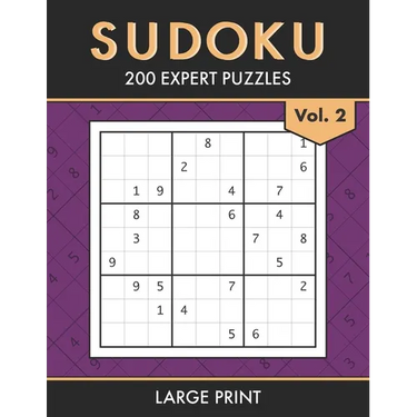 Sudoku: 200 Expert Level Puzzles for Adults and Teens Train your Brain, Relax your Mind Volume 2