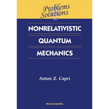 Prob & Soln in Nonrelat Quant Mechanics