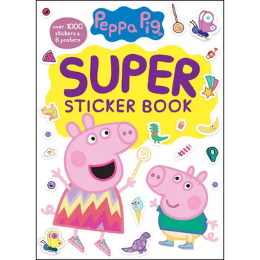 Peppa Pig Super Sticker Book: Over 1000 Stickers & 8 Posters
