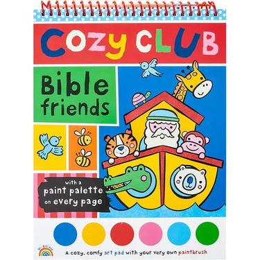 Cozy Club Bible Friends Art Pad