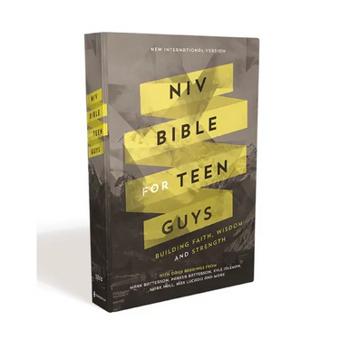 NIV Bible for Teen Guys, Hardcover: Building Faith, Wisdom and Strength