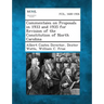 Commentaies on Proposals in 1933 and 1935 for Revision of the Constitution of North Carolina