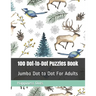 100 Dot-to-Dot Puzzles Book: Jumbo Dot to Dot For Adults