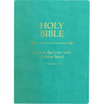 KJV Holy Bible, Trust in the Lord Life Verse Edition, Large Print, Coastal Blue Ultrasoft: (Red Letter, Teal, 1611 Version)