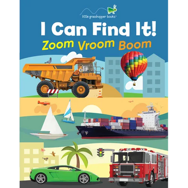 I Can Find It! Zoom Vroom Boom (Large Padded Board Book)