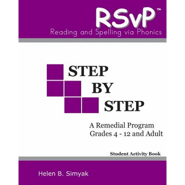 RSvP - Step by Step - Student Activity Book: RSvP - Reading and Spelling via Phonics