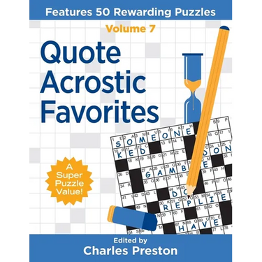 Quote Acrostic Favorites: Features 50 Rewarding Puzzles
