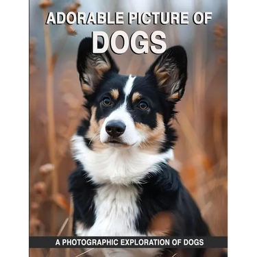Adorable Picture of Dogs: A Picture Book with Beautiful Dogs to Help Memory Loss for Seniors, Dementia with Alzheimer's.