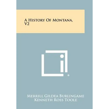 A History Of Montana, V2