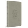 ESV Large Print Value Thinline Bible (Trutone, Stone, 1 Chronicles 28:9 Design)