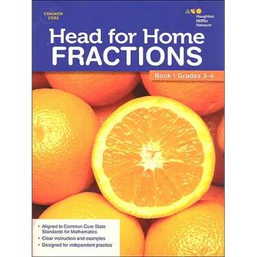 Head For Home Math Skills: Fractions, Book 1