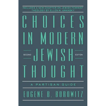 Choices in Modern Jewish Thought