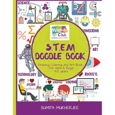 STEM Doodle Book: Drawing, Coloring and Art Book for Kids 4-12 years