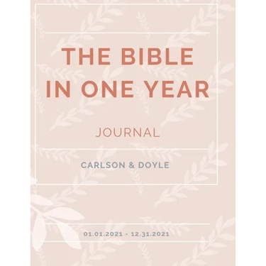 The Bible in a Year Journal 2021