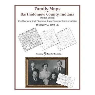 Family Maps of Bartholomew County, Indiana