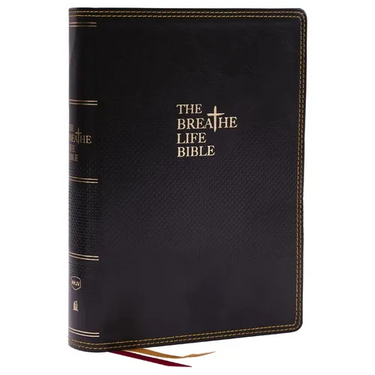 The Breathe Life Holy Bible: Faith in Action (Nkjv, Black Leathersoft, Red Letter, Comfort Print)